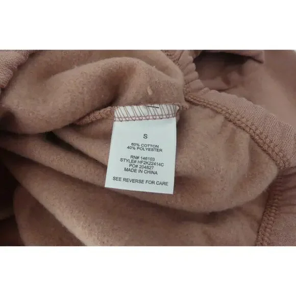 Hippie Rose Juniors Cropped Graphic Hoodie Size Small Mauve NWT Butterfly - Picture 7 of 7